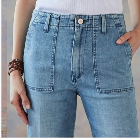 Joe’s Jeans The Blake high rise wide leg crop Woman’s Size 27 - Picture 2 of 7